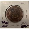 Image 2 : Canada Bank Token One Half Penny 1850 Bank of Upper Canada PC-5A UNC Eye Appeal Red