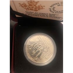 Canada 2014 BU Silver Dollar With C.O.A 100 th Aniversary of the Declaration of the First World War