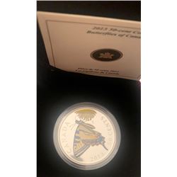 Canada 2013 50 Cent Coin Butterflies of Canada with C.O.A