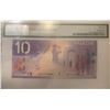 Image 2 : Canada 10 Dollars 2004 / 2007 $10 P 102A Jenkins Dodge 15 th Label GEM UNC PMG 66 EPQ