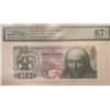 Image 1 : Mexico 10 PESOS 1977 P 63 i SUPERB GEM UNC PMG 67 EPQ HIGHEST