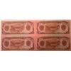 Image 2 : Lot of 4 Afghanistan 100 Afghanis 1979 58a UNC Sequential Serial 35/CH 3768675 to 35/CH 3768678