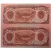 Image 2 : Lot of 2 Afghanistan 100 Afghanis 1979 58a UNC Sequential Serial 35/CH 3768672 to 35/CH 3768673
