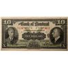 Image 1 : Canada 10 Dollars 1938 Bank of Montreal $10 Serial 212452