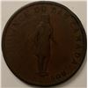 Image 2 : Canada Bank Token Half Penny 1837 Un Sous Province Du Bas Canada