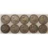 Image 2 : Lot of 10 Canada 10 Cent Silver Dime Bank of Canada