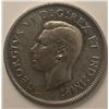 Image 1 : Canada 25 Cent Silver 1947 ML Silver Quarter George VI
