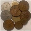 Image 1 : Lot of 10 Mexican Coins Mostly older dates