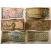 Image 1 : Lot of 6 Circulated Bills Currency Mixed Countries