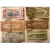 Image 2 : Lot of 6 Circulated Bills Currency Mixed Countries