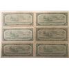 Image 2 : Lot of 6 Canada 1 Dollar 1954 Bank of Canada $1 Modified Portrait