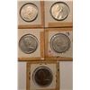 Image 2 : Lot of 5 Canada fifty cent 50 cent half dollar mostly UNC some BU 1968 (4) and 1969 (1) beautiful co