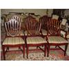 Image 1 : Shield back Mahogany Dining Chairs  #935928