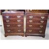 Image 1 : Pair Burl Walnut Chests #936088