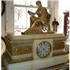 Image 1 : Onyx and bronze grand scale clock #936203