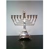 Image 1 : ANTIQUE/ RARE-STERLING SILVER MUSICAL MENORAH #936315