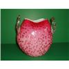 Image 1 : Victorian Rose Art Glass SPANGLE Vase STAR #946553
