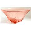 Image 1 : Pink Depression Glass Roses Centerpiece Bowl #947240