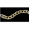 Image 1 : 14K GOLD BRACELET  w DIAMONDS  8" Long #954564