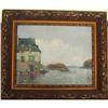 Image 1 : Signed as Alfred Sisley Painting, Inondation #954627