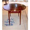 Image 1 : Mahogany oval pembroke  drop leaf table  #954725