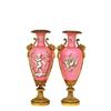Image 1 : 2 19C Gilt Bronze Sevres Meissen Churb Vase #967226