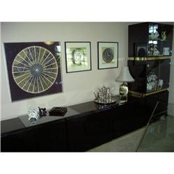Modern Designer Blac Cabinets '70 Milo Baughman #967441