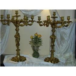 French Massive Castle Candelabras #967442