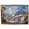 Image 1 : Bathing Nymphs Female Nude Oil PAINTING #967501