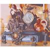 Image 1 : Sculptured French Clock  with marble stand #967585