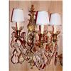 Image 1 :  Bronze Sconces Bohemia lead Crystals #967618