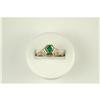 Image 1 : Antique  Filigree Ring EMERALD .45 CTS! #975958