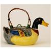 Image 1 : Old Japanese Banko Type Ware Duck Teapot Mk #976382