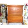 Image 1 : Eastlake Victorian Bed Headboard, Foot & Rails #976612