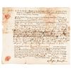 Image 1 : 1757 CODFISH Two Pence Mass. Tax Revenue Stamped Legal Document Scott RM-2 ERP-2