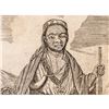 Image 3 : PAUL REVERE Copperplate Engraved Print: PHILIP KING of Mount Hope - P Revere Sc.