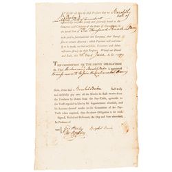 1779 CT. 10,000 Pound Bond to BEZALEEL BEEBE Recruit Continental Army Soldiers!