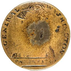 (1789) GENERAL WASHINGTON - PATER PATRIAE George Washington Inaugural Button R-6