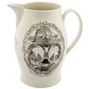 Image 1 : c1800 Historic Liverpool Creamware Pitcher Samuel Adams + John Hancock Portraits
