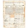 Image 1 : War of 1812 Newburyport's 1st Privateer Agreement Capt Allexander McCully + Crew