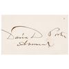 Image 1 : DAVID DIXON PORTER (1813-1891) United States Navy Admiral Card Signed