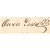 Image 3 : 1800 OWEN TODD Granduncle to MARY LINCOLN Signed Ohio Document and William Lytle