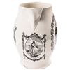 Image 3 : c. 1790-1800 Historical Liverpool Creamware Pitcher American Patriotic Transfers