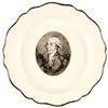 Image 1 : 1812 Unique 4th U.S. President James Madison Portrait Historical Liverpool Plate