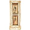 Image 3 : Original War of 1812 Period Prisoner Made Bone Gamebox Napoleon + Josephine