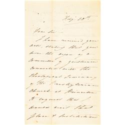 1848 HENRY CLAY Three Page Autograph Letter Signed Declining an Invitation