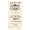 Image 1 : 1884 Republican Party Presidential  Campaign Blaine + Logan Jugate Broadside