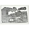 Image 2 : c. 1820 Hand-Engraved New England Seaport Printing Illustration Woodblock