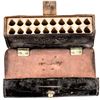 Image 5 : c. 1878 Indian Wars .45-70 Leather Cartridge Box with Brass NY Insignia Plate