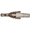 Image 4 : 18th Century French Double Barrel Flintlock Pistol Choice Very Fine